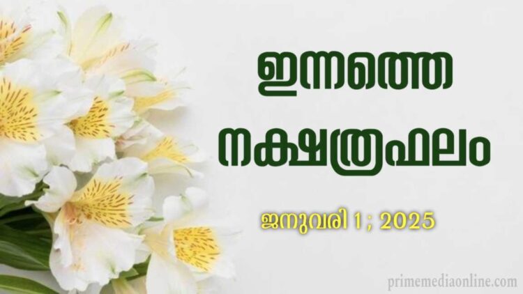 2025 ജനുവരി ഒന്നാം തീയതി നിങ്ങൾക്കെങ്ങനെ? സമ്പൂർണ നക്ഷത്രഫലം