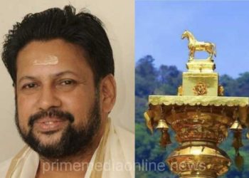 ശബരിമല എക്‌സിക്യൂട്ടീവ് ഓഫീസര്‍ക്ക് കത്ത് നല്‍കി കണ്ഠരര് രാജീവര് ; ശബരിമല കൊടിമരത്തിലെ പഴയ വാജി വാഹനം തിരികെ വാങ്ങണം.