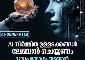 എഐ ദുരുപയോഗം തടയാന്‍ നിയമഭേദഗതിക്ക് നീക്കവുമായി കേന്ദ്ര ഐടി മന്ത്രാലയം