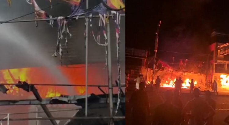 മലപ്പുറം കോട്ടക്കലിൽ വൻ തീപിടുത്തം