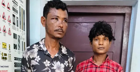 ഒന്നര വയസ്സുകാരിയുടെ വായ പൊത്തിപ്പിടിച്ച് സഹോദരിയെ പീഡിപ്പിച്ചു; നാട്ടുകാർ പ്രതികളെ പിടികൂടി പോലീസിൽ ഏൽപിച്ചു.