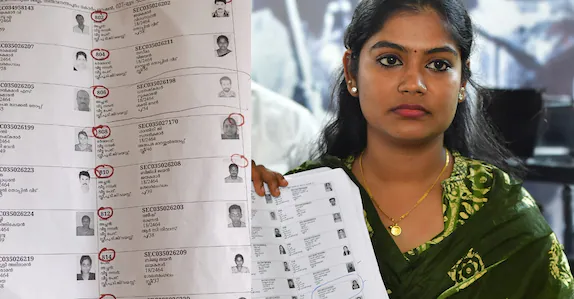 വൈഷ്ണയുടെ പേര് വെട്ടിയ സംഭവത്തിൽ ഇന്ന് തിരഞ്ഞെടുപ്പ് കമ്മിഷന് ആസ്ഥാനത്ത് ഹിയറിങ്.